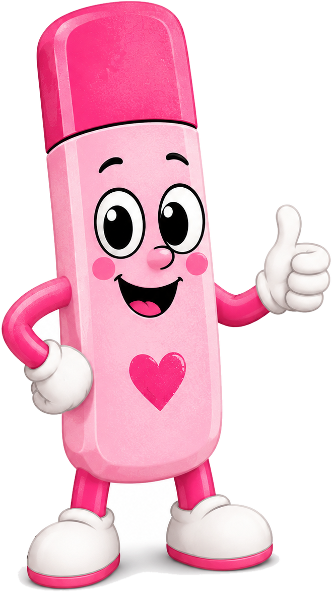 Chalky, de mascotte van DigiChalk